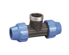 Тройник комбинированный Tairi ПНД компрессионный 32х 3/4"ВР х32 910031